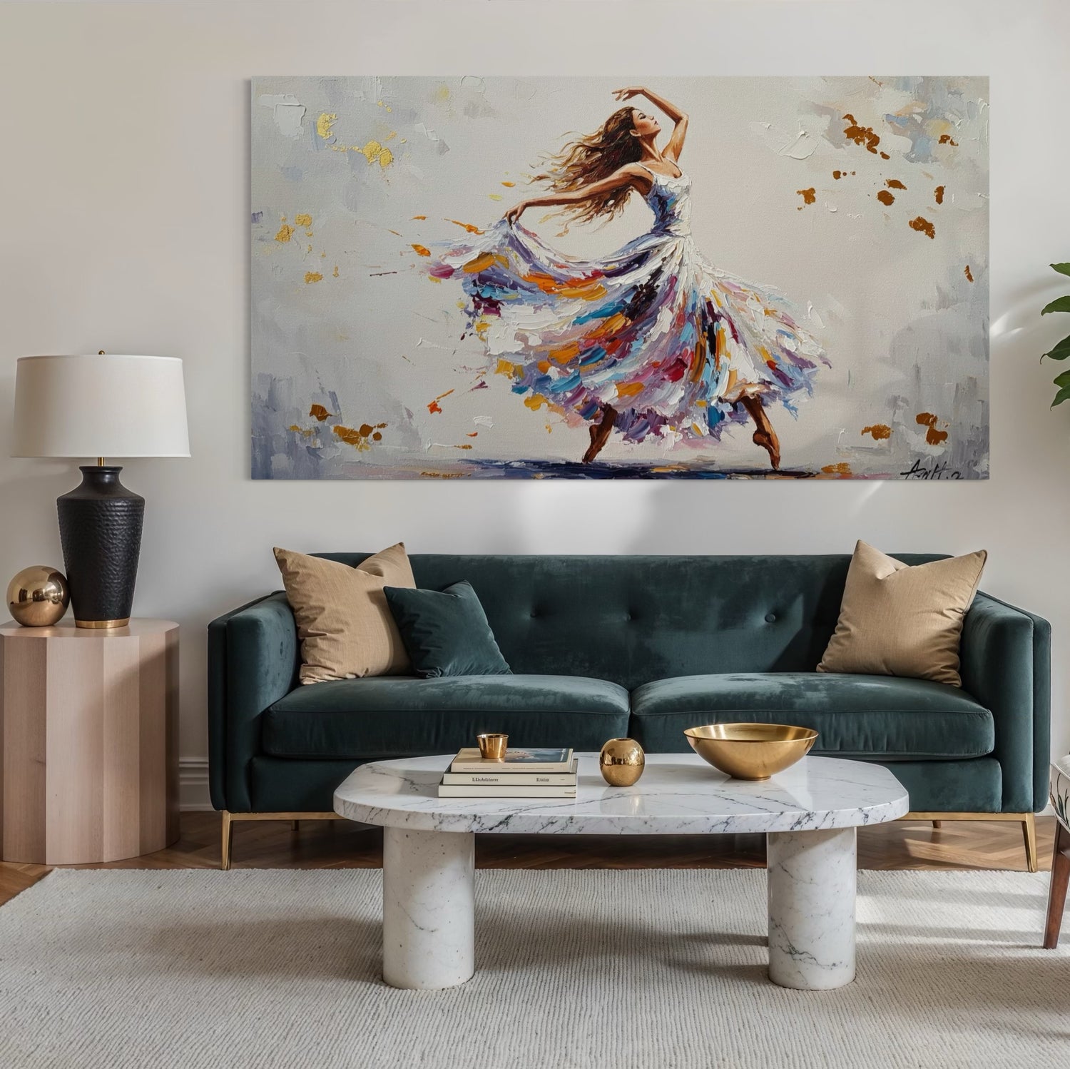 Pirouettes of Light Dining Room Wall Art