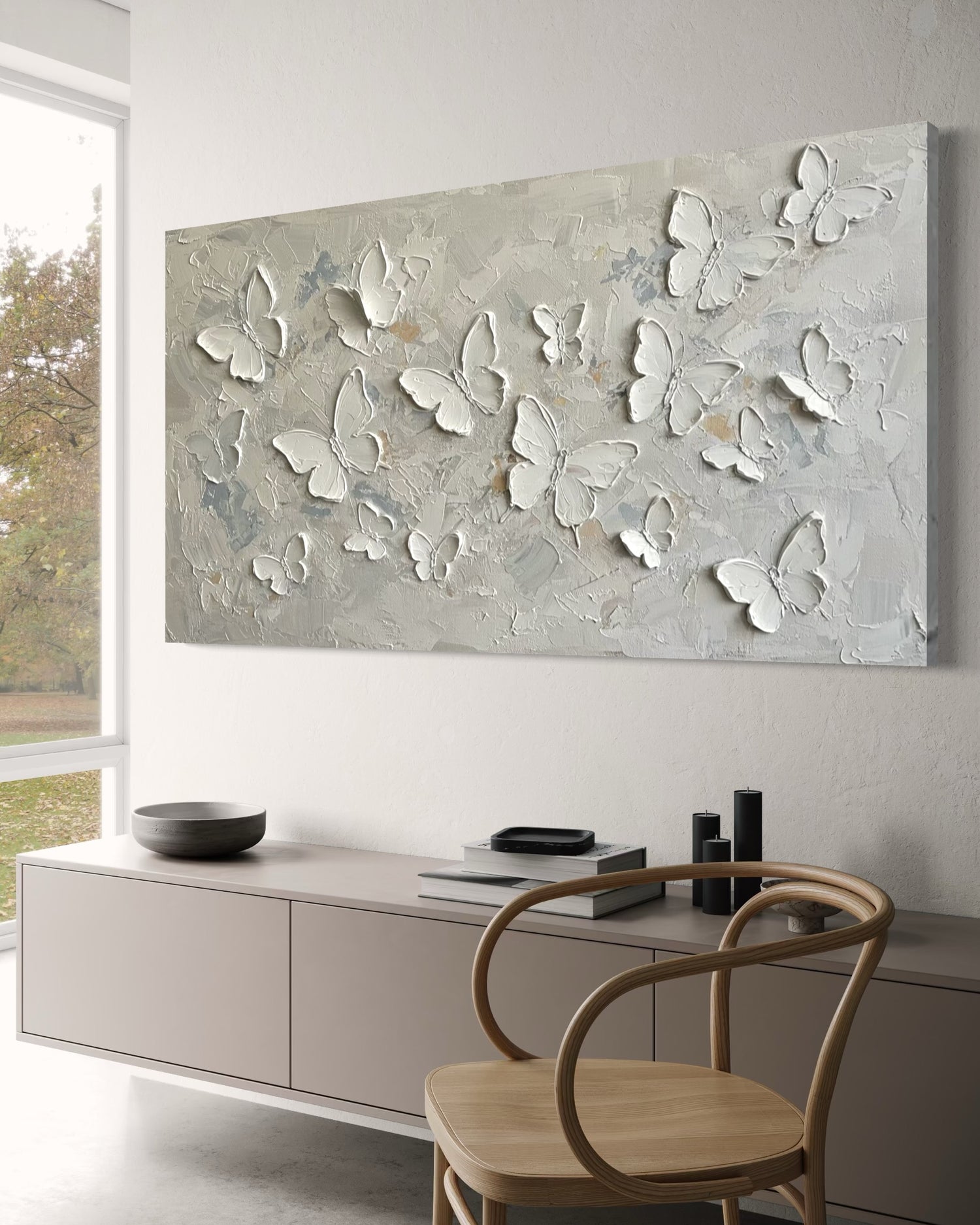 Porcelain Butterflies Custom Size 39 × 79" Comprar todo