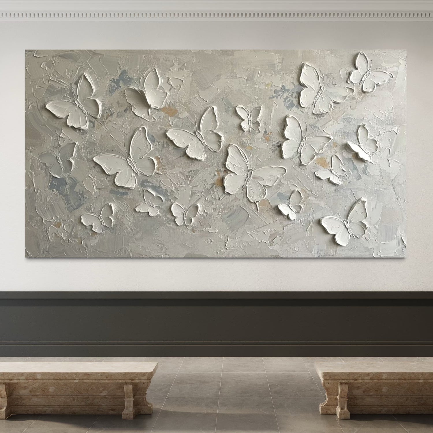 Porcelain Butterflies Custom Size 39 × 79" Comprar todo