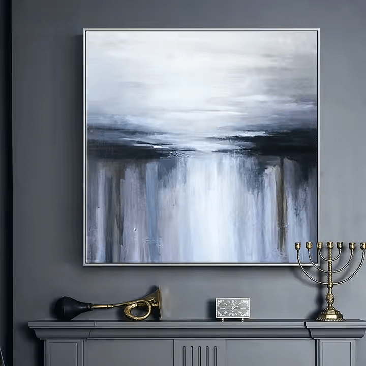 Pure and Calm - Hand Painting