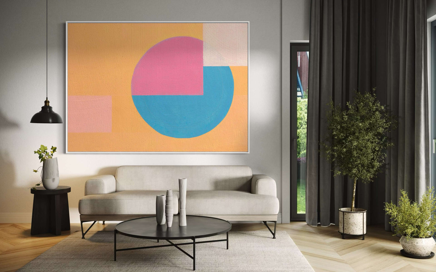Recurring Theme 10 Pink Wall Art