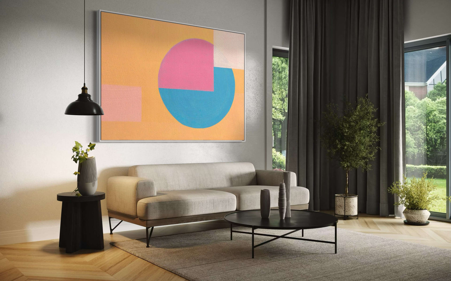 Recurring Theme 10 Pink Wall Art