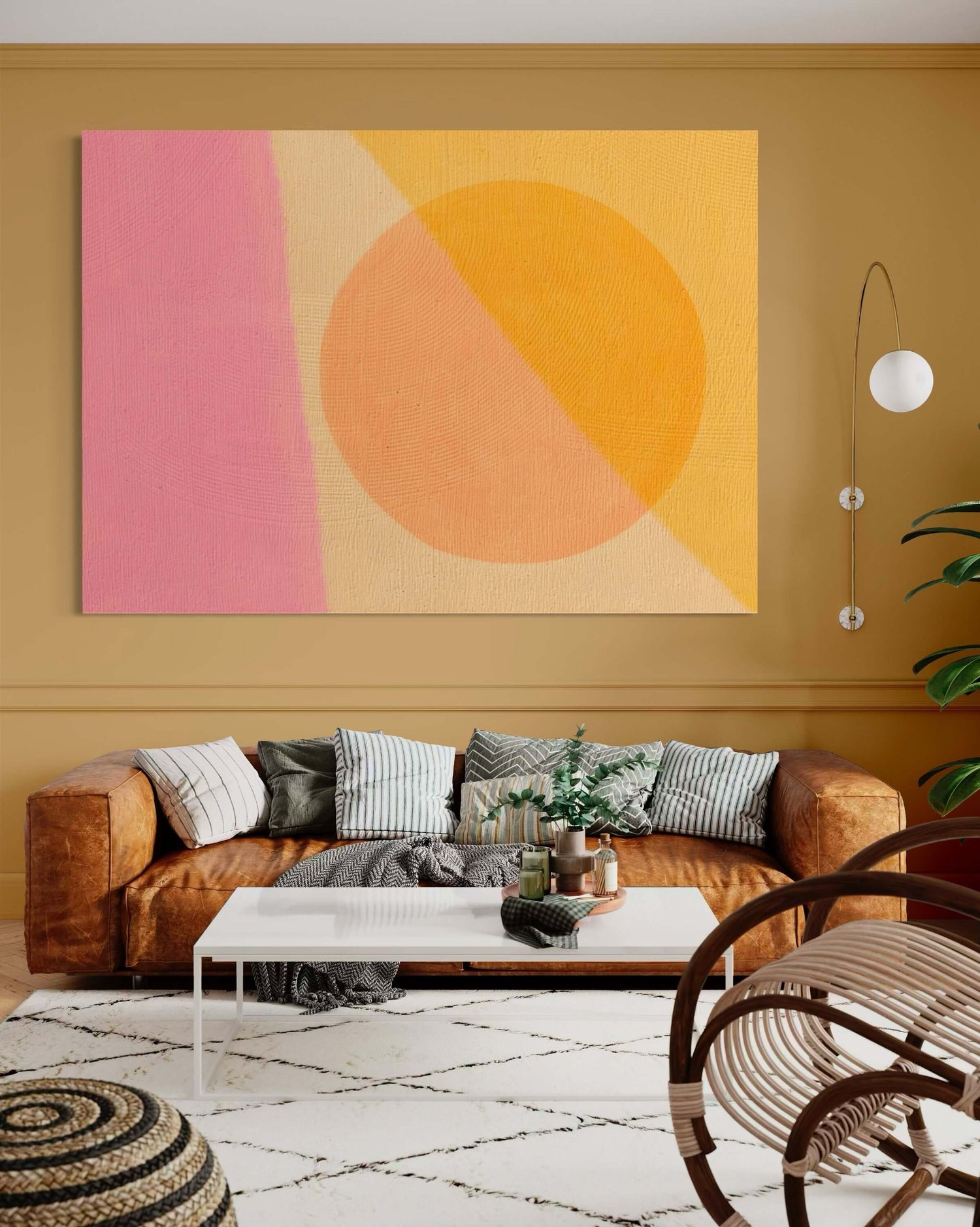 Recurring Theme 15 Pink Wall Art