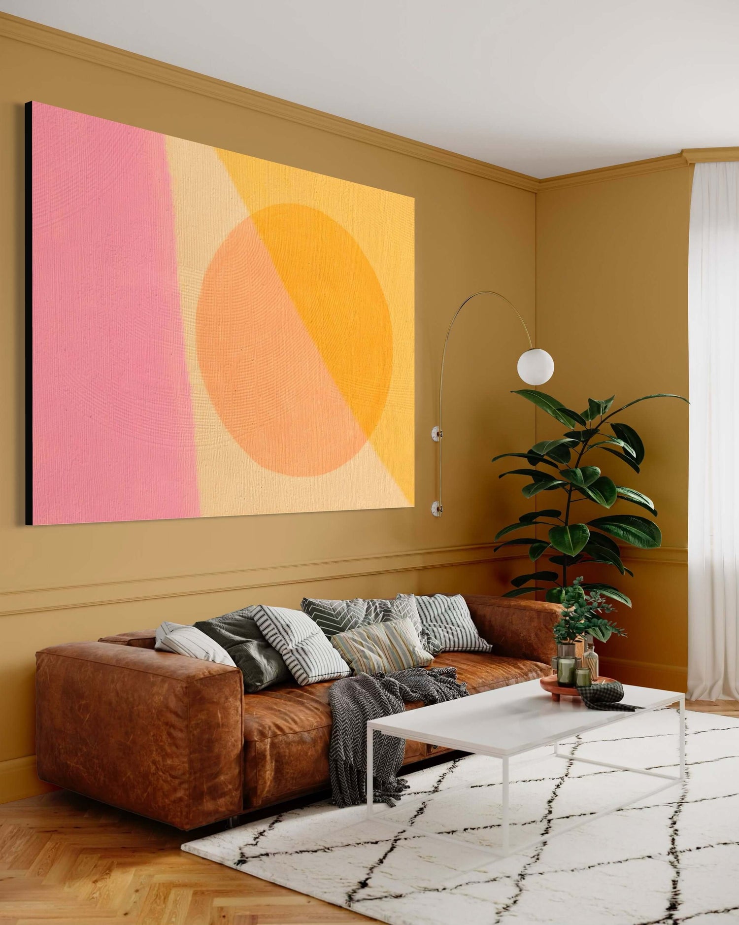 Recurring Theme 15 Pink Wall Art