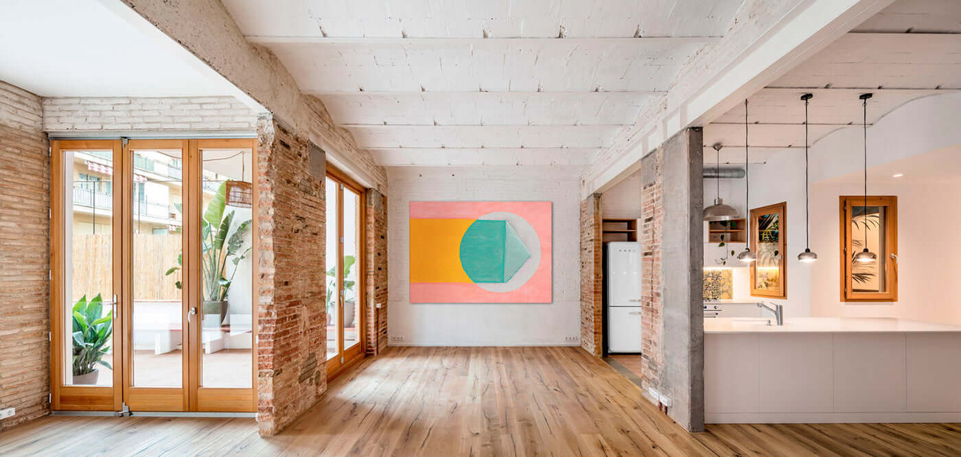 Recurring Theme 05 Pink Wall Art
