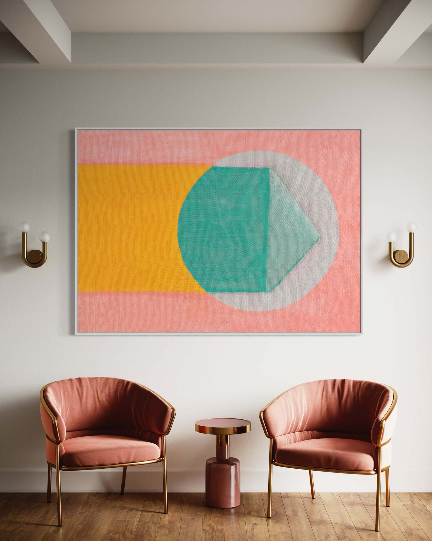 Recurring Theme 05 Pink Wall Art