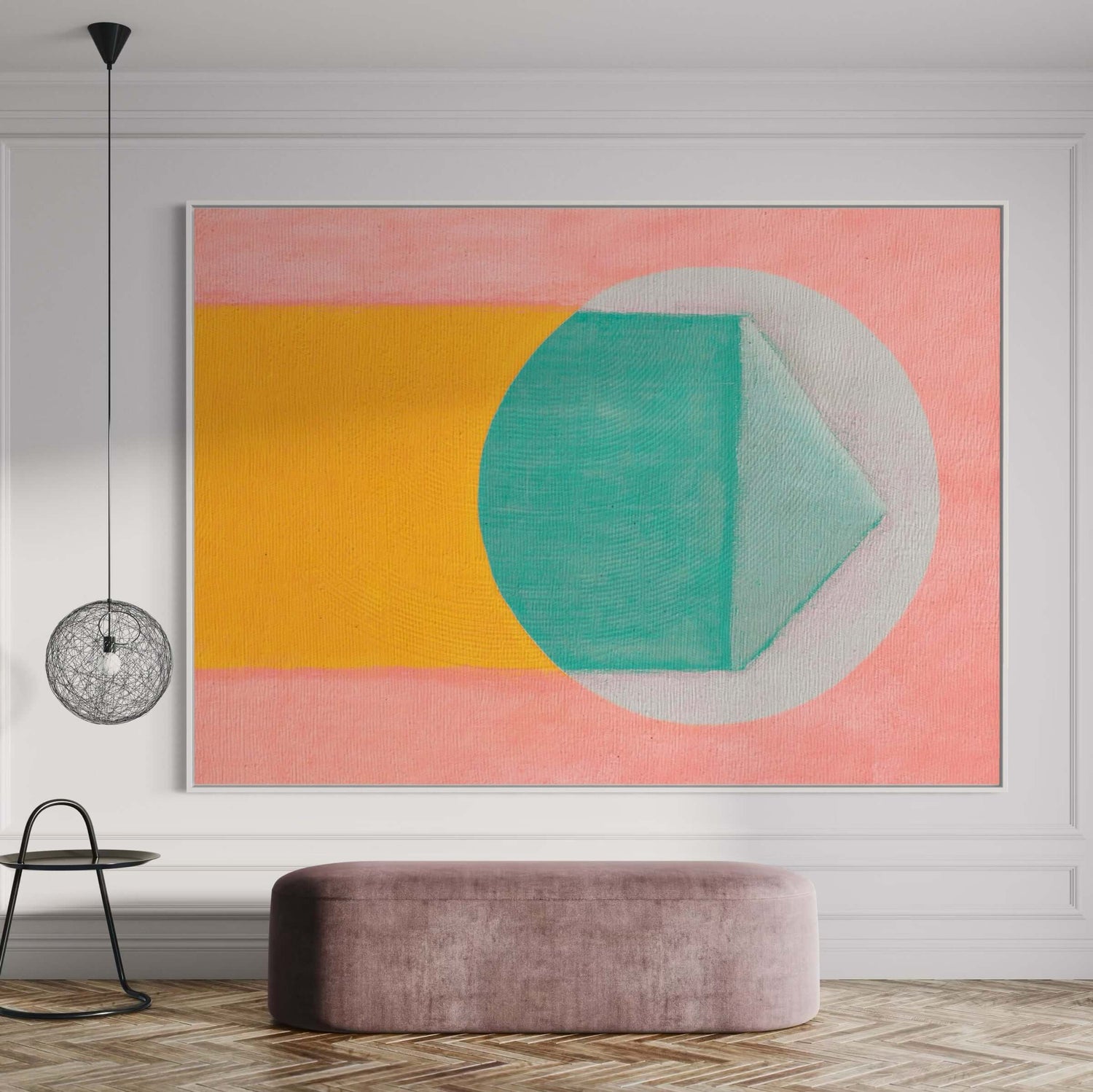 Recurring Theme 05 Pink Wall Art