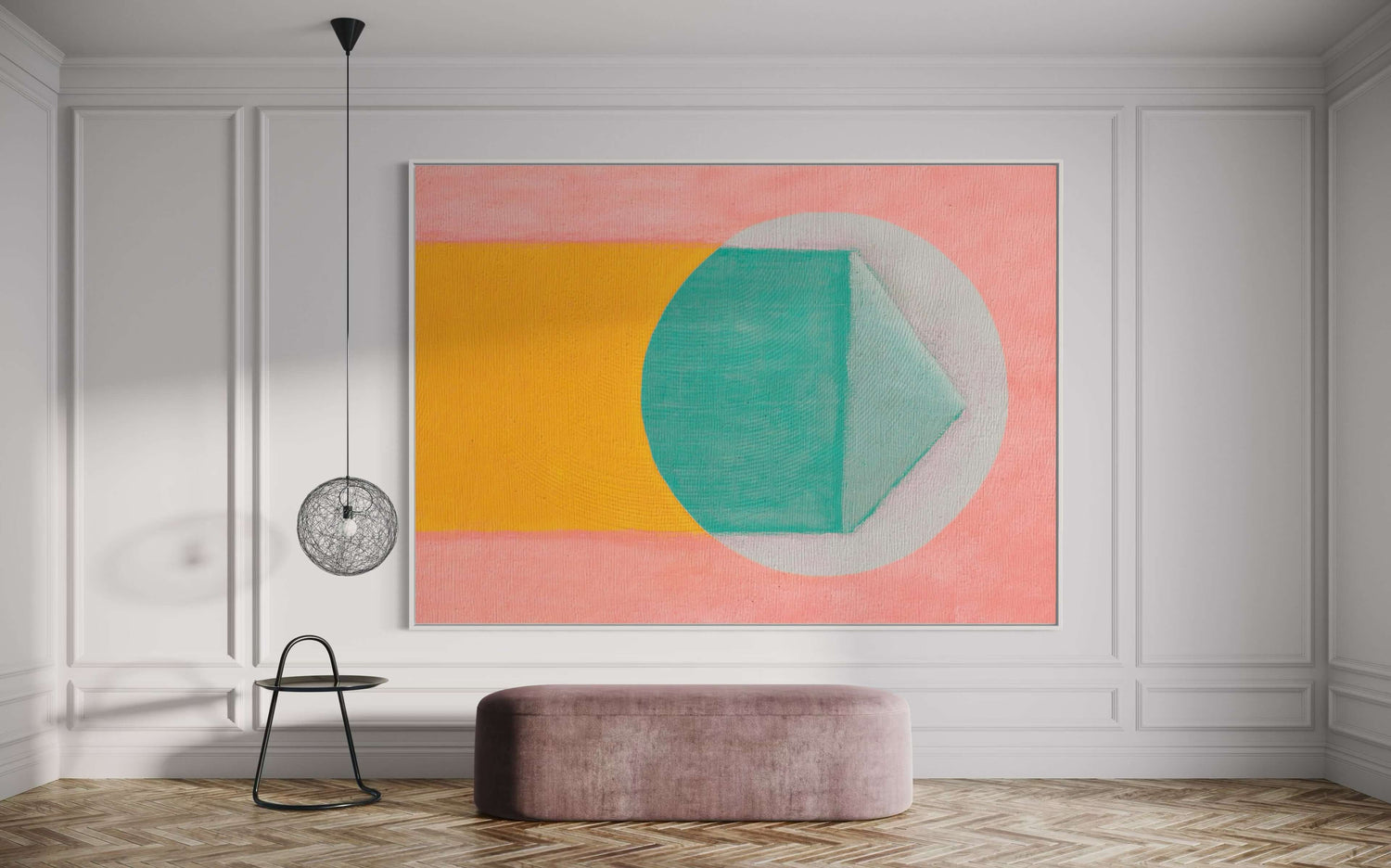 Recurring Theme 05 Pink Wall Art