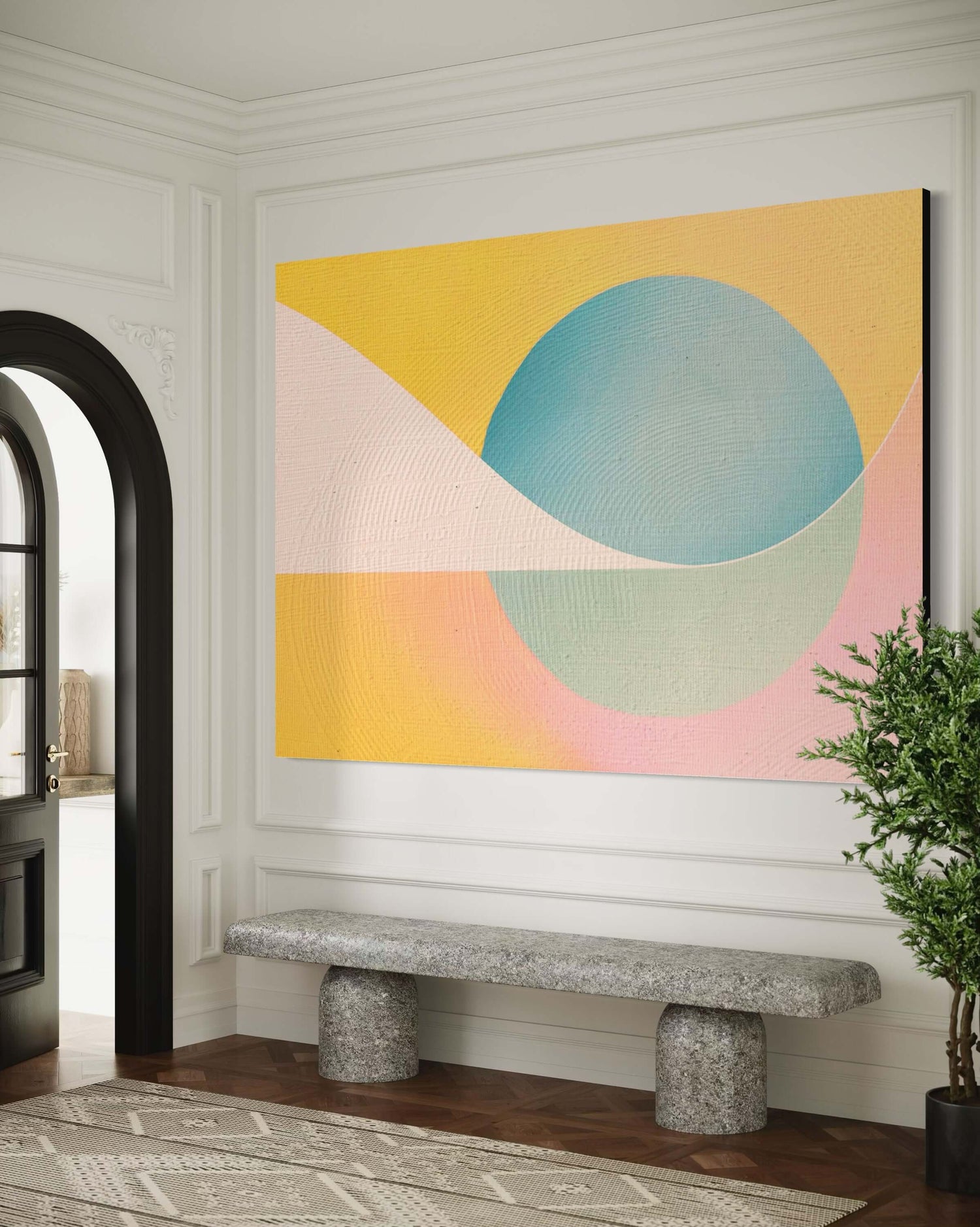 Recurring Theme 9 Pink Wall Art