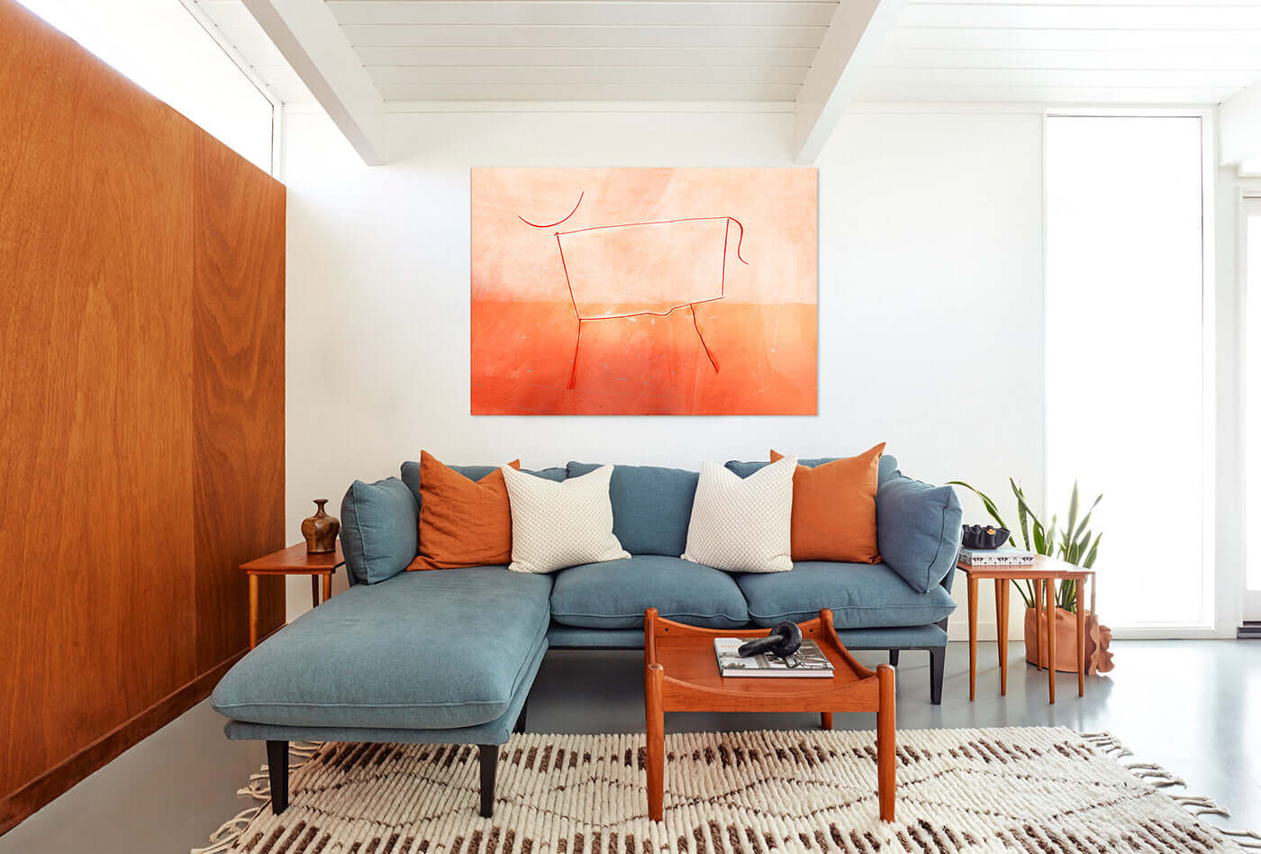 Toro rojo Dining Room Wall Art