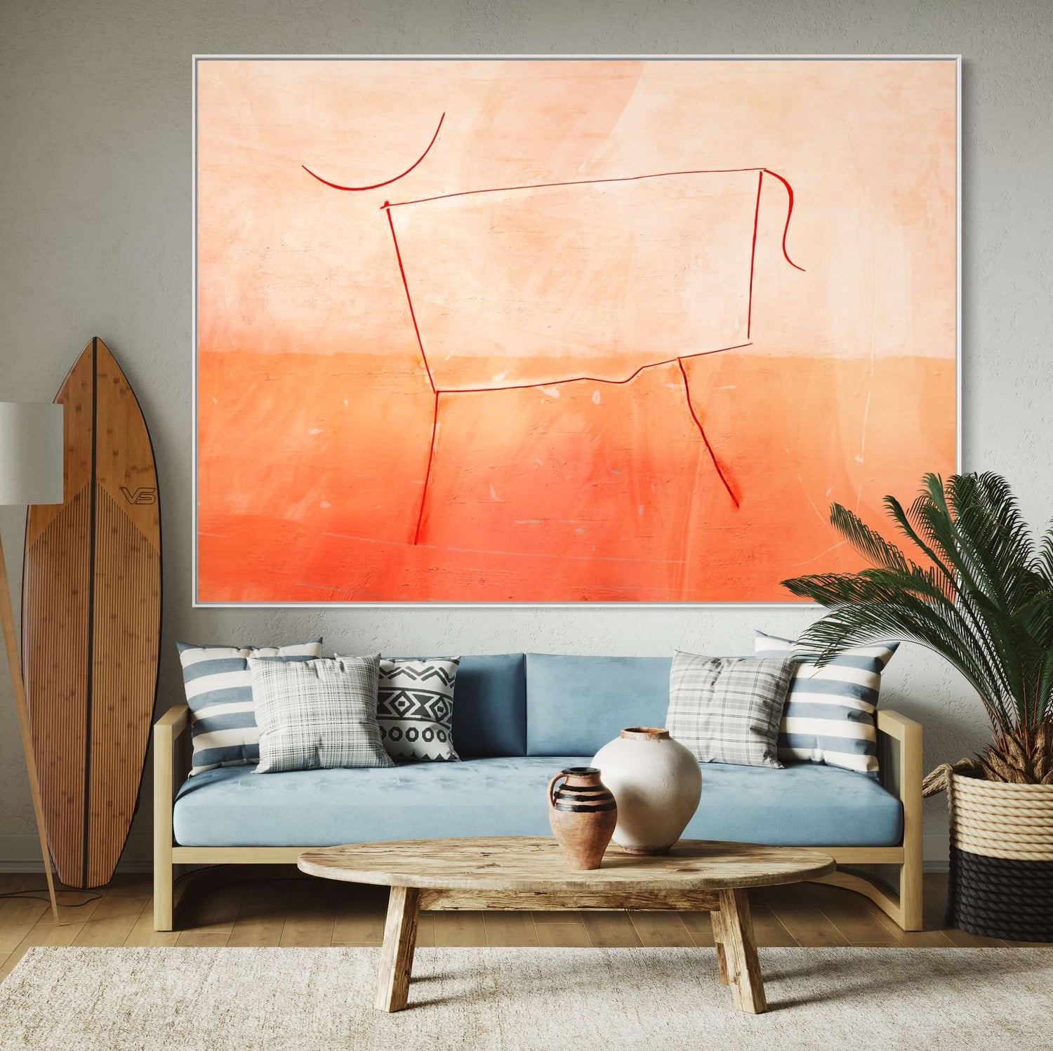 Toro rojo Dining Room Wall Art