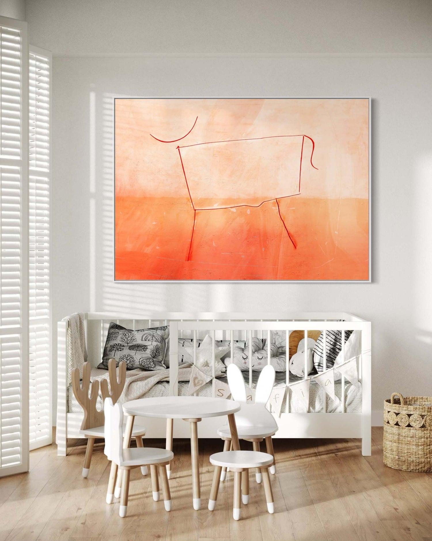 Toro rojo Dining Room Wall Art