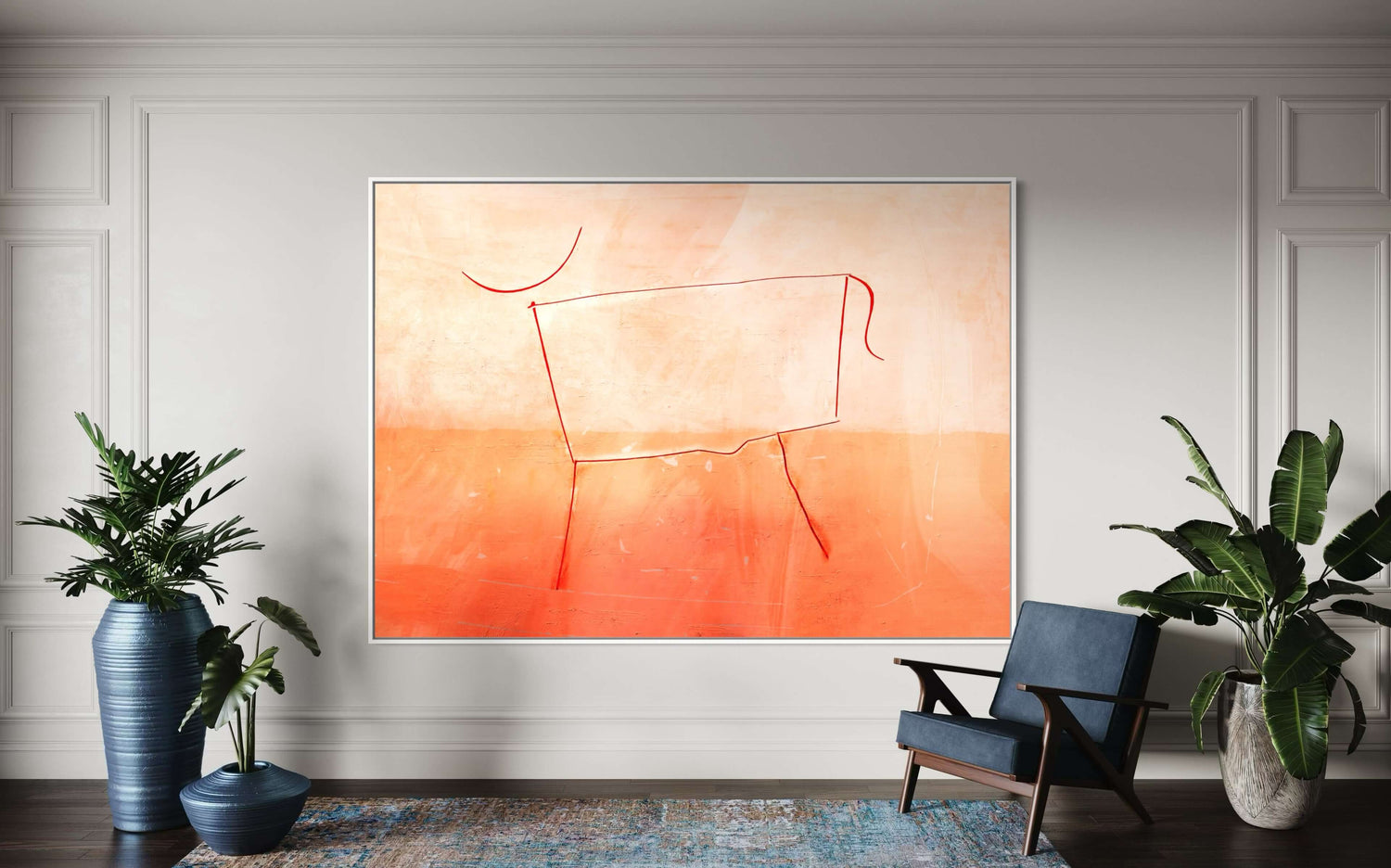 Toro rojo Dining Room Wall Art