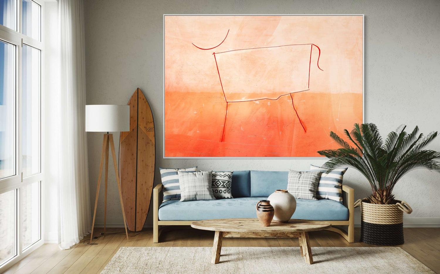 Toro rojo Dining Room Wall Art