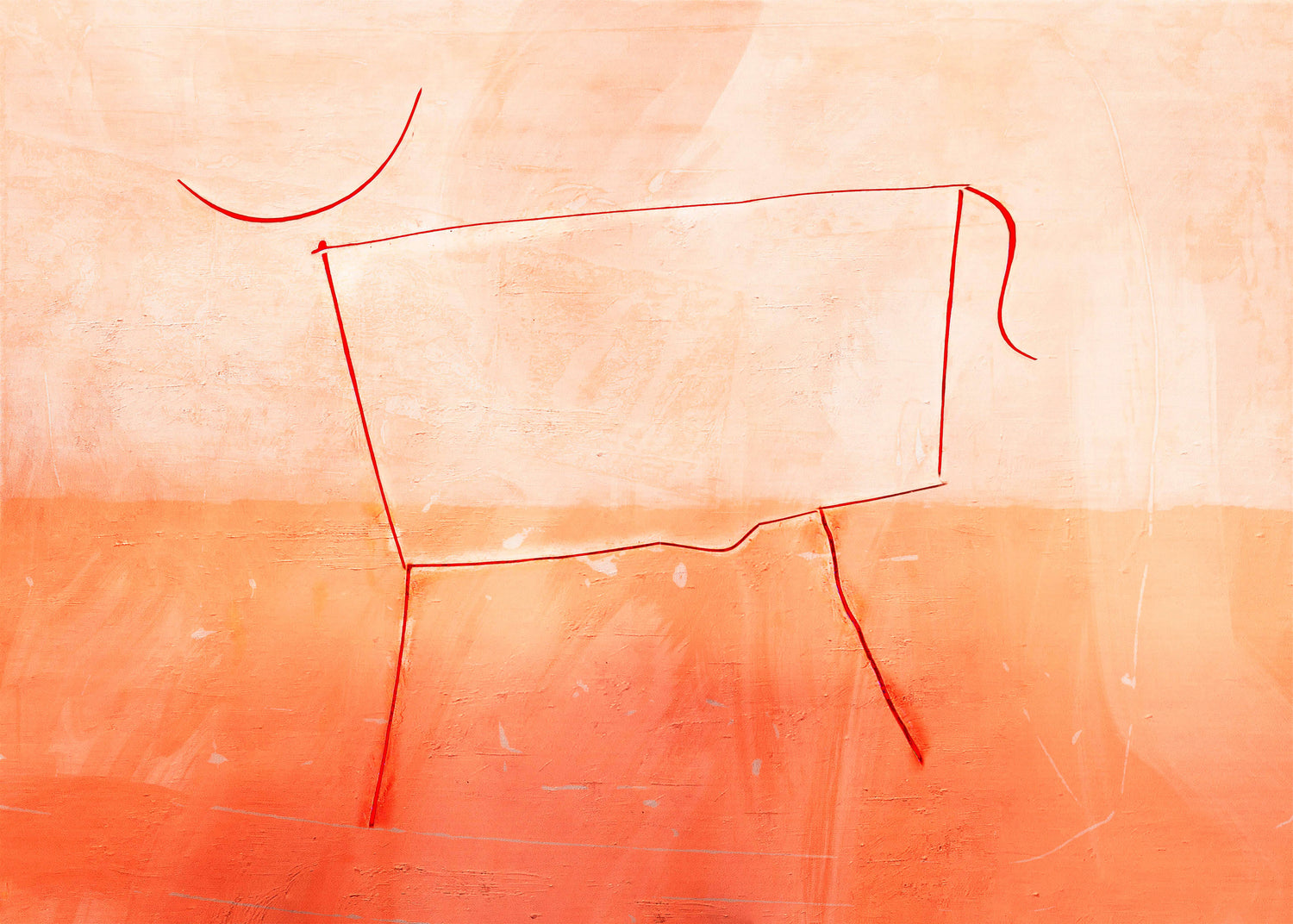 Toro rojo Dining Room Wall Art