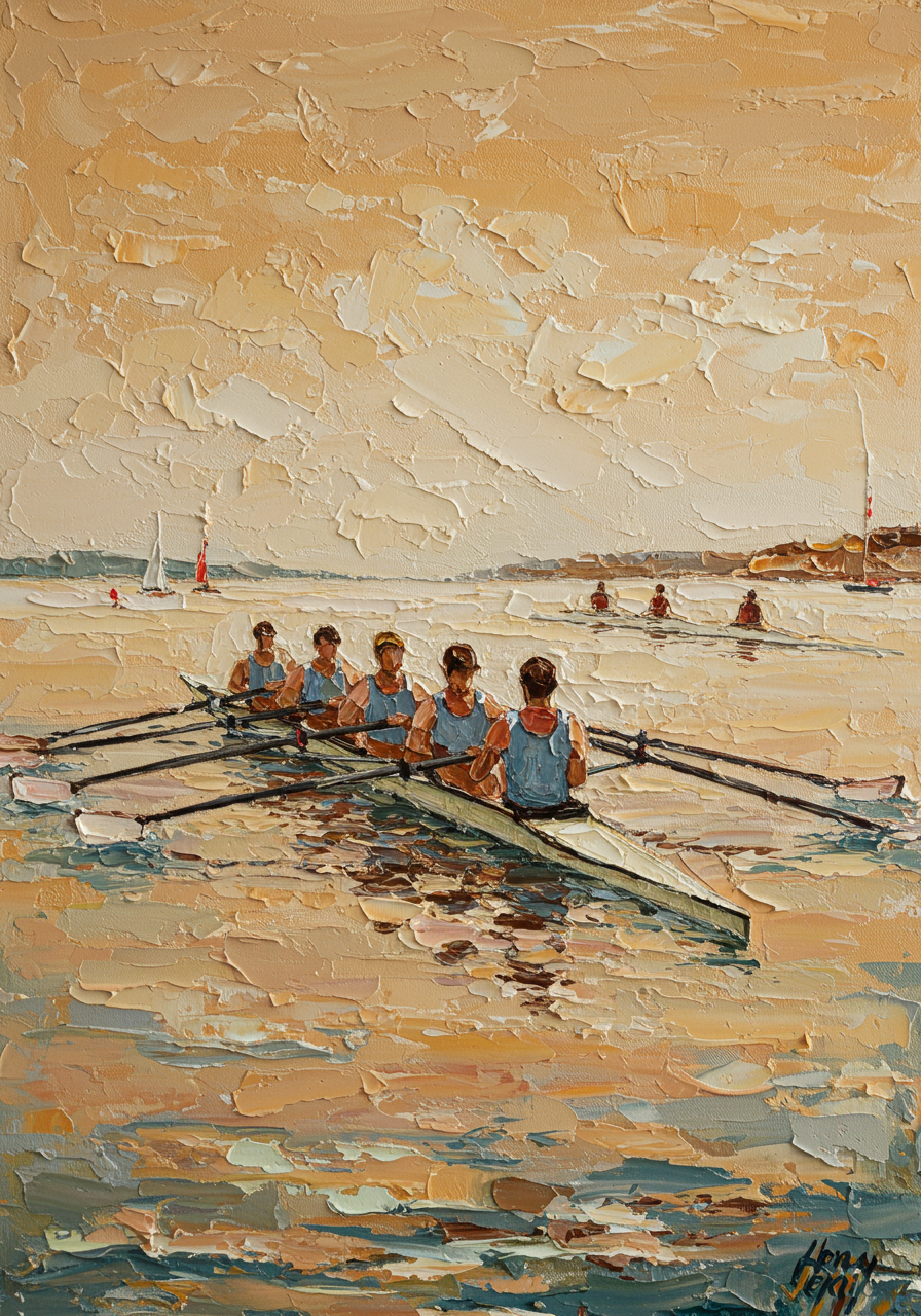 Regatta Horizon - Hand Painting