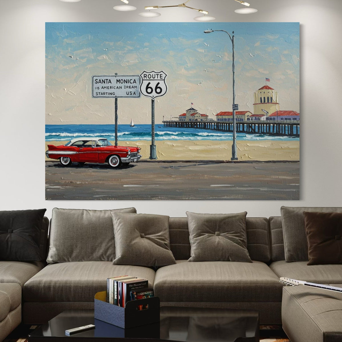 Route 66 Reverie - Hand Painting