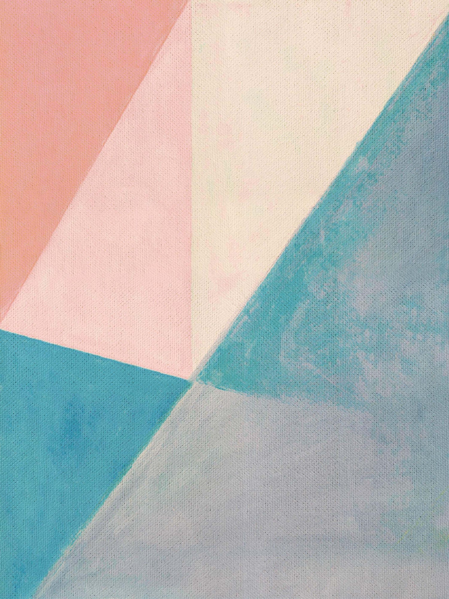 Sailing in Pastel Colors Pink Wall Art