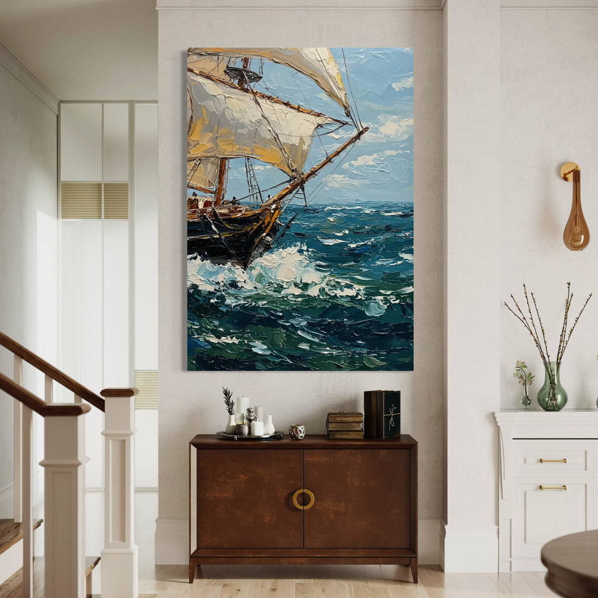 Sailing the Swell - Hand Painting