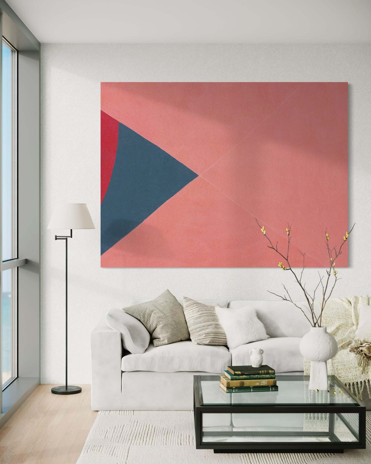 Simplified Fish 01 Mid Century Modern Art