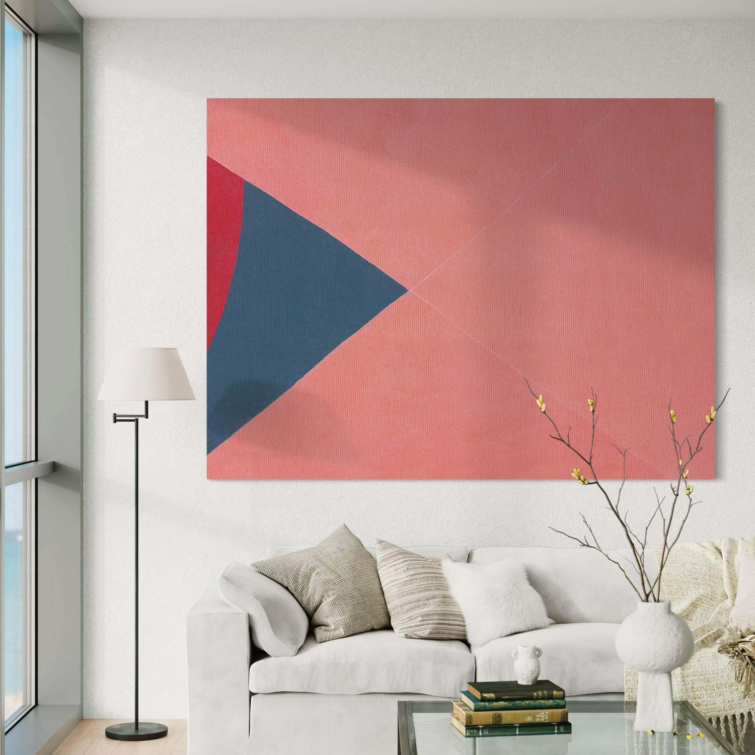 Simplified Fish 01 Mid Century Modern Art