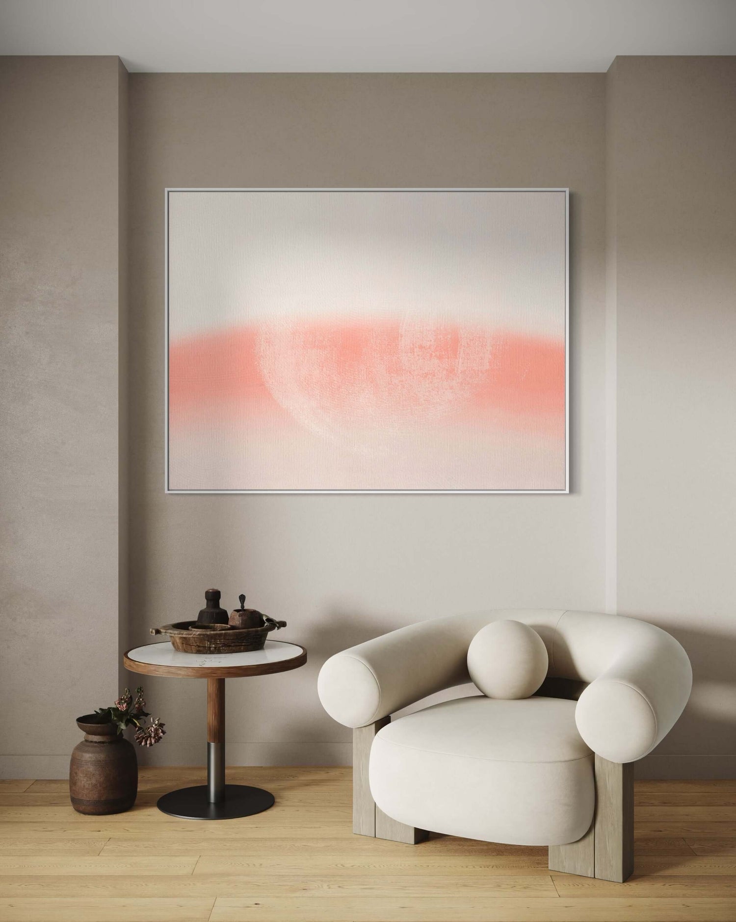 Soft Dune Pink Wall Art