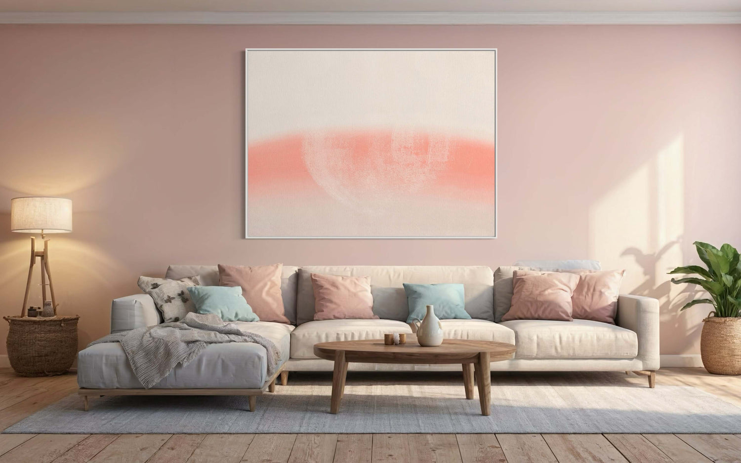 Soft Dune Pink Wall Art
