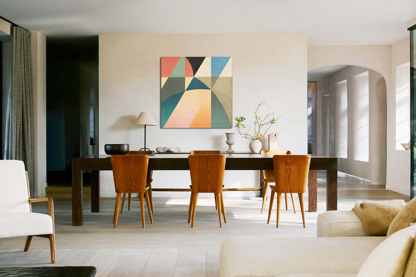 Start of Race Geometric Wall Art