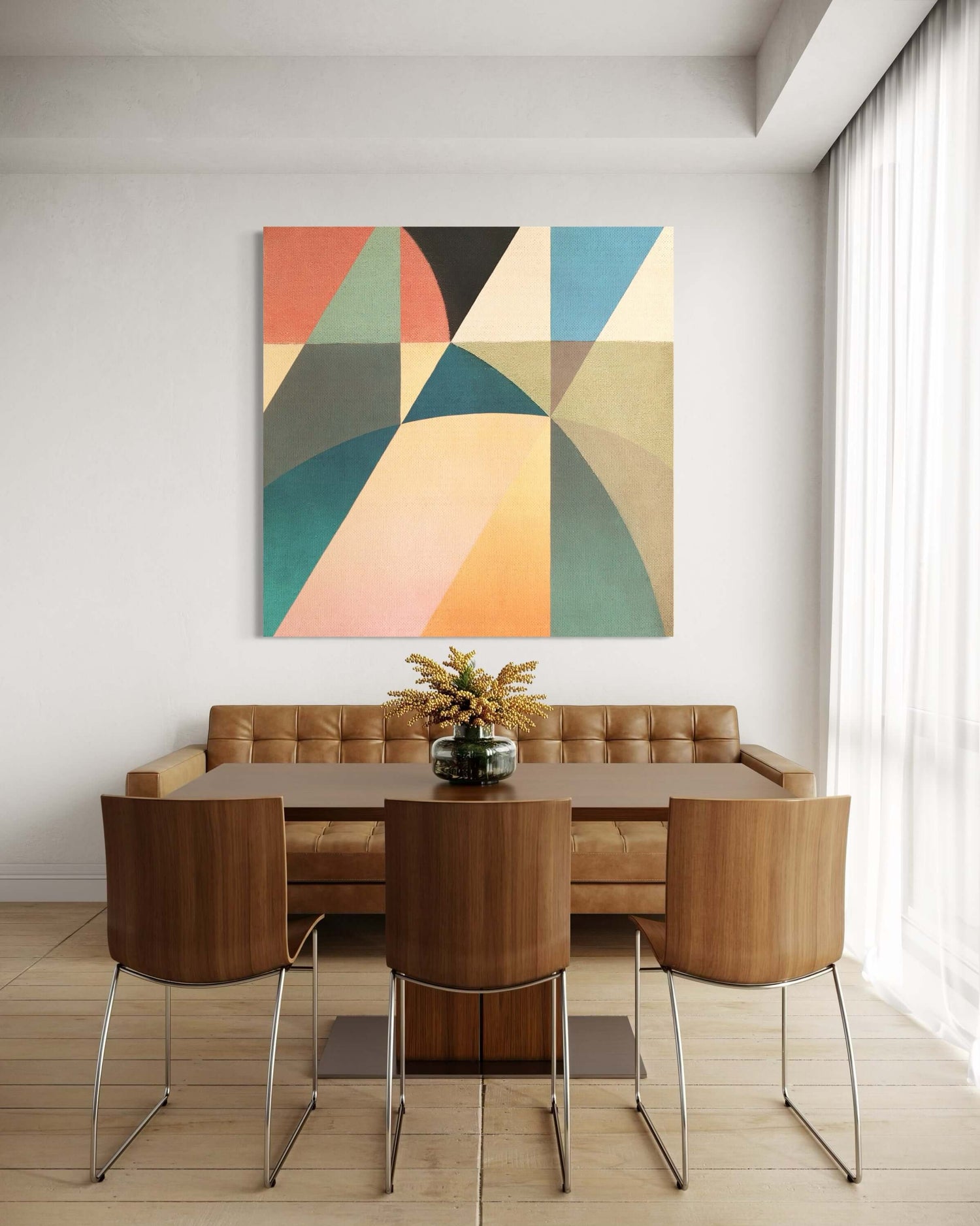 Start of Race Geometric Wall Art