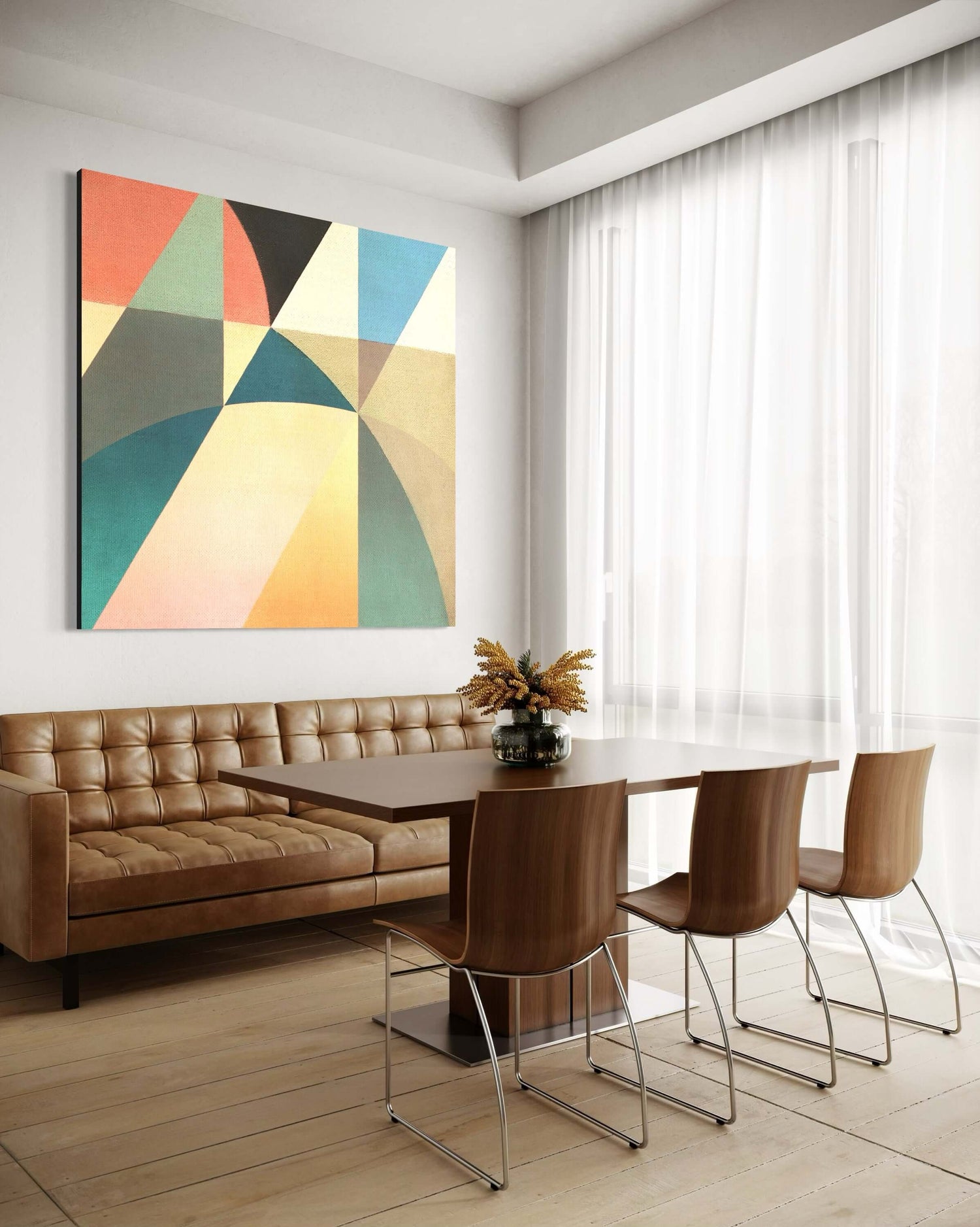 Start of Race Geometric Wall Art