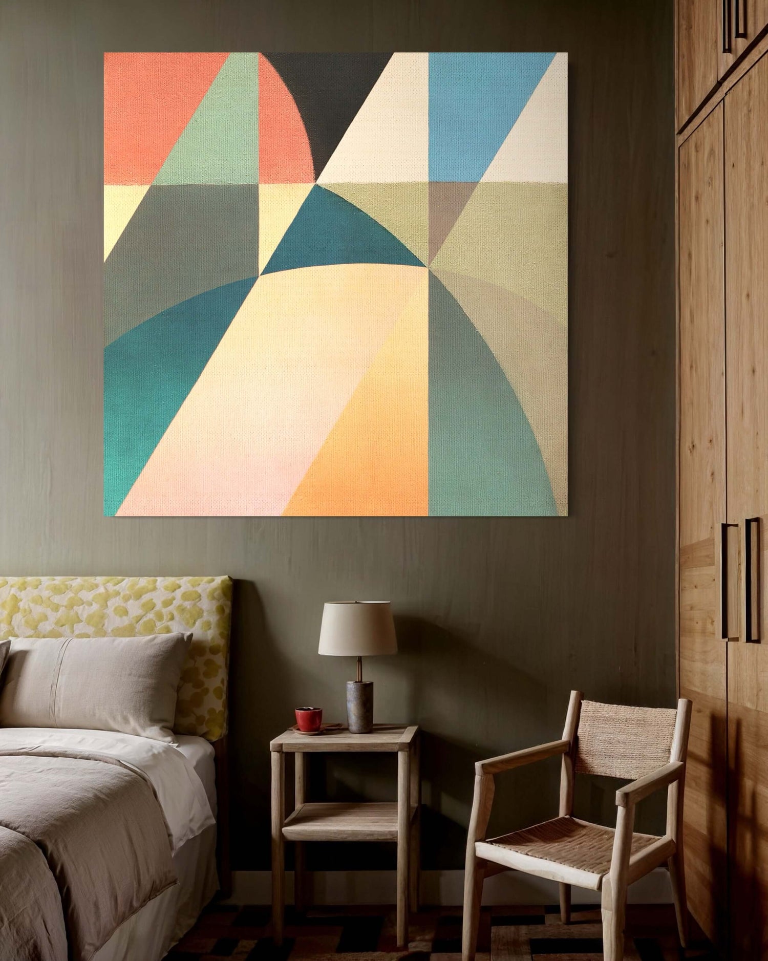 Start of Race Geometric Wall Art