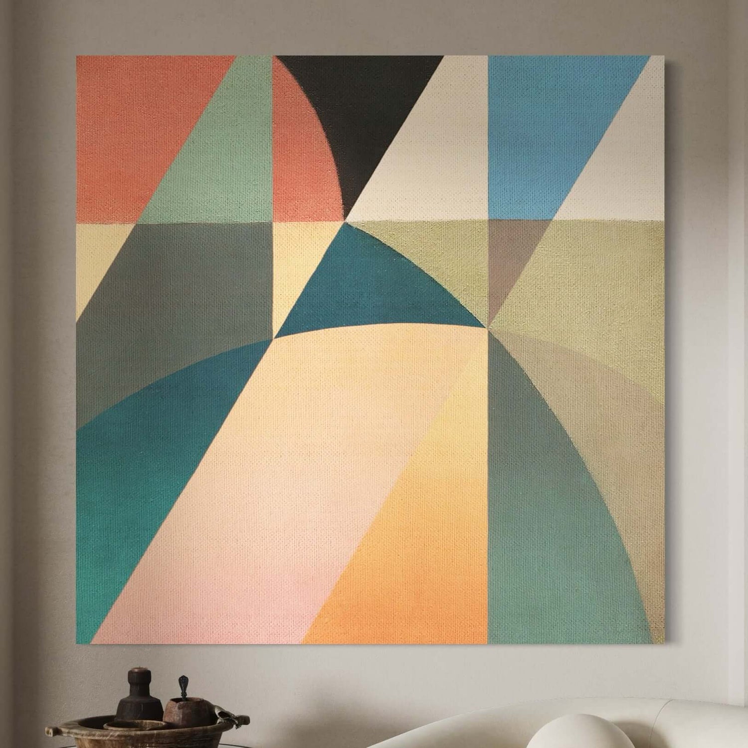 Start of Race Geometric Wall Art