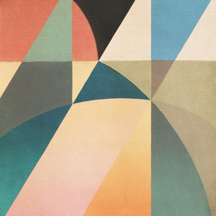 Start of Race Geometric Wall Art