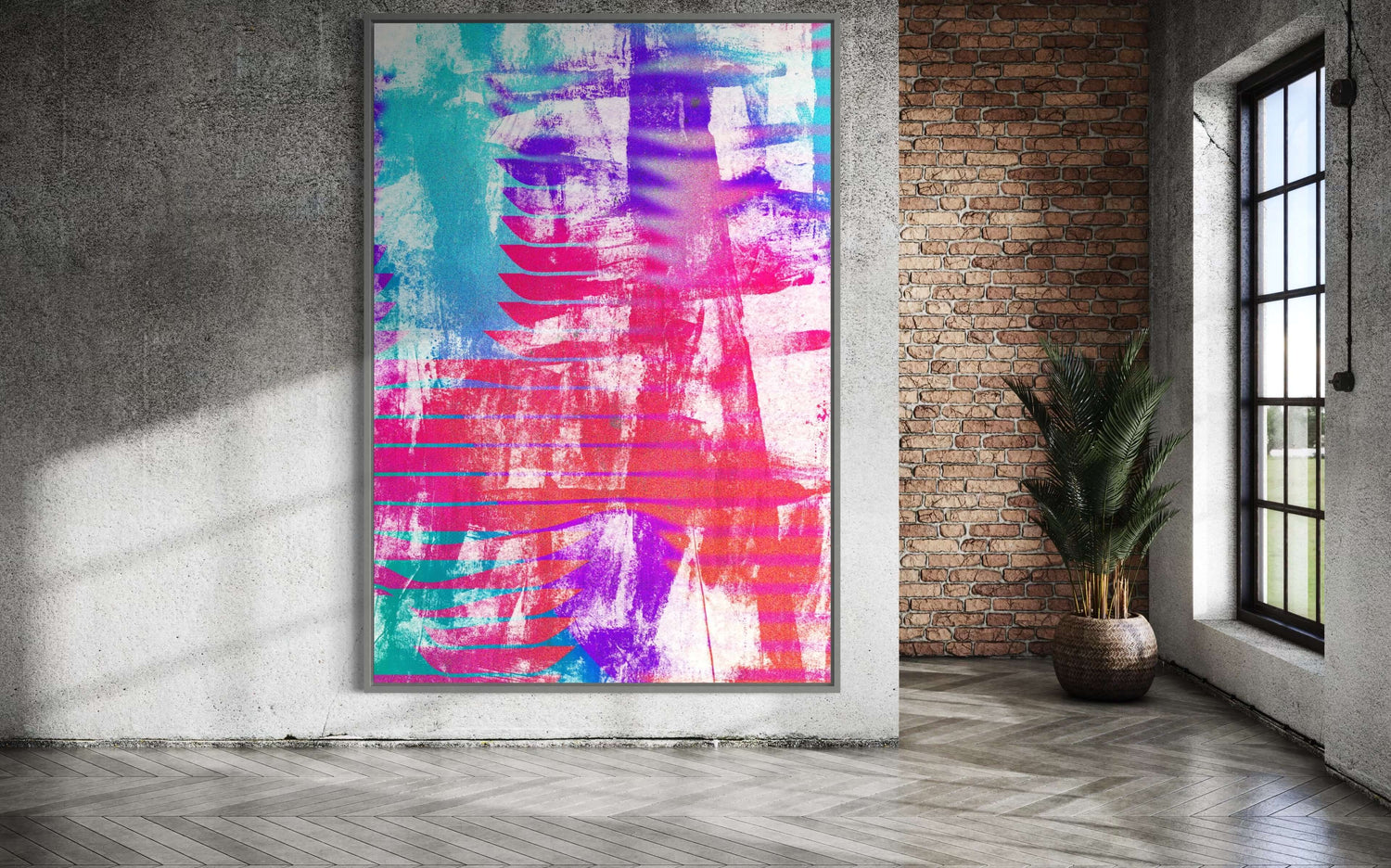 Summer Vybes II Pink Wall Art