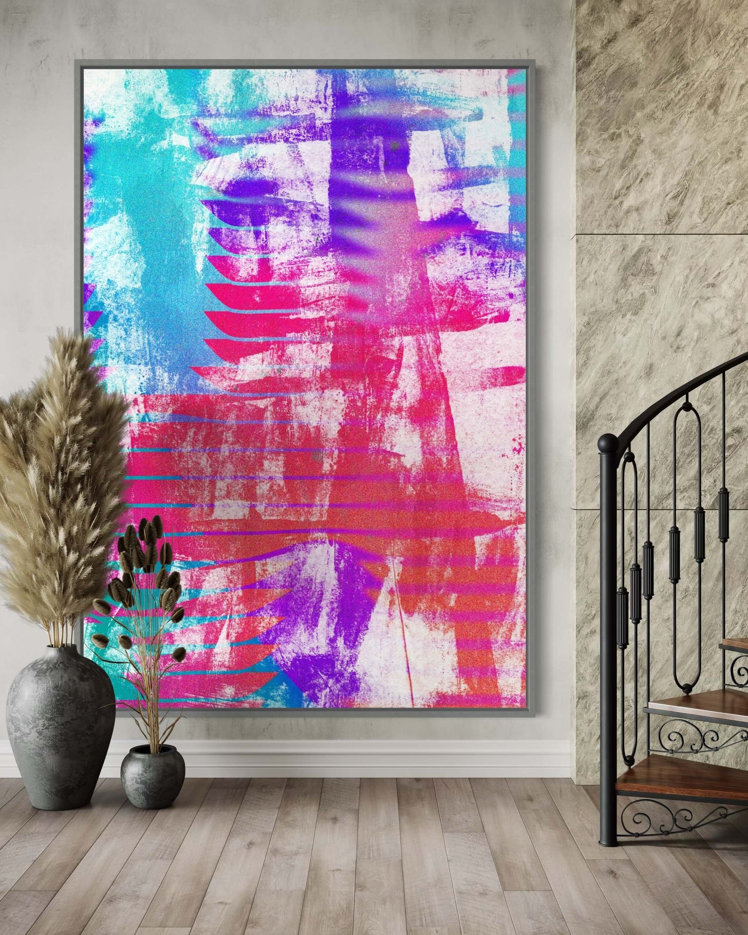 Summer Vybes II Pink Wall Art