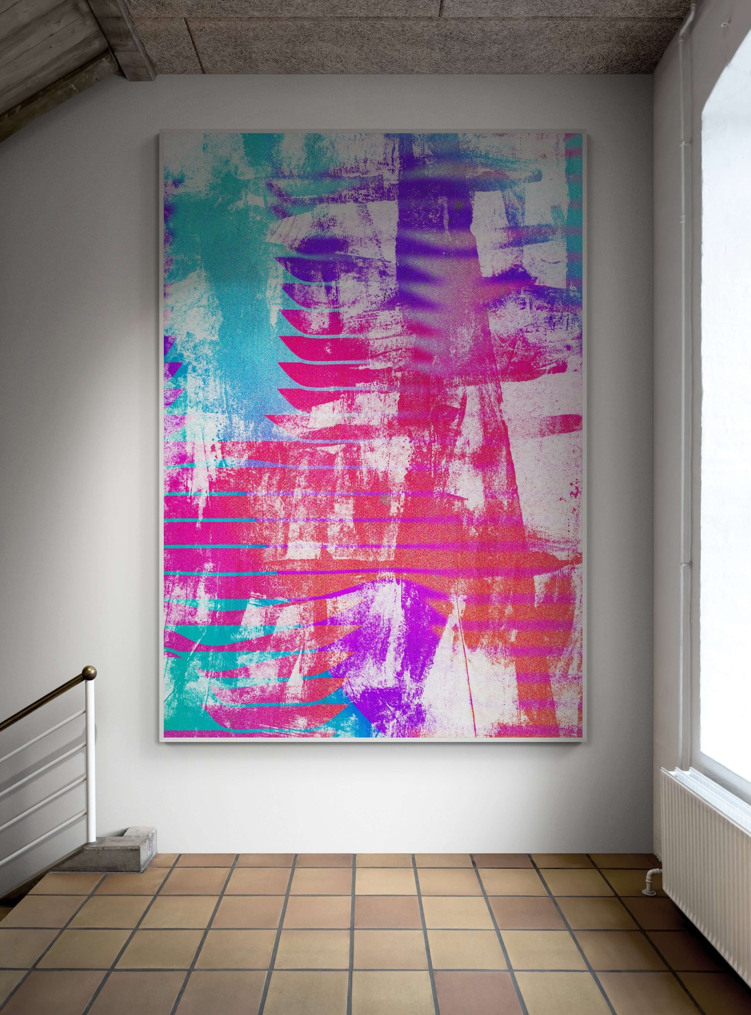 Summer Vybes II Pink Wall Art