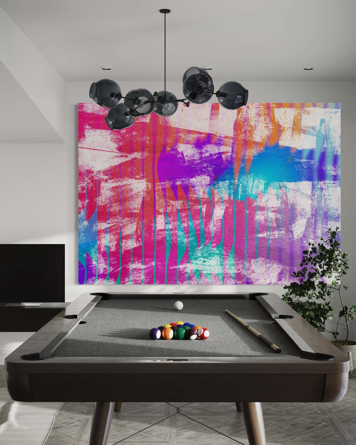 Summer Vybes III Pink Wall Art