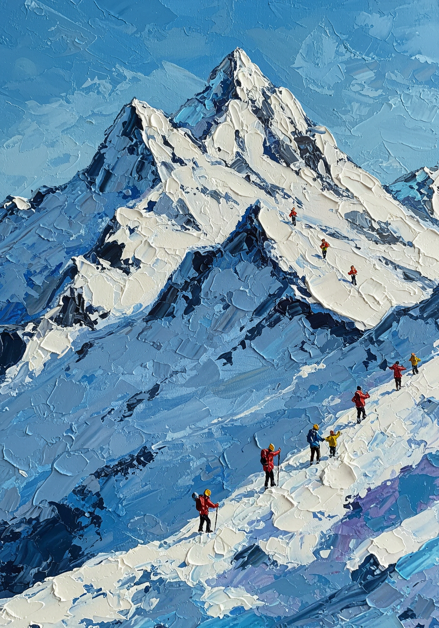 Auf dem Weg zum Gipfel