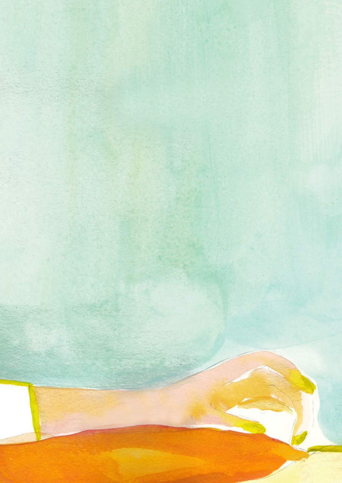 Tapping My Toes - Hand Painting