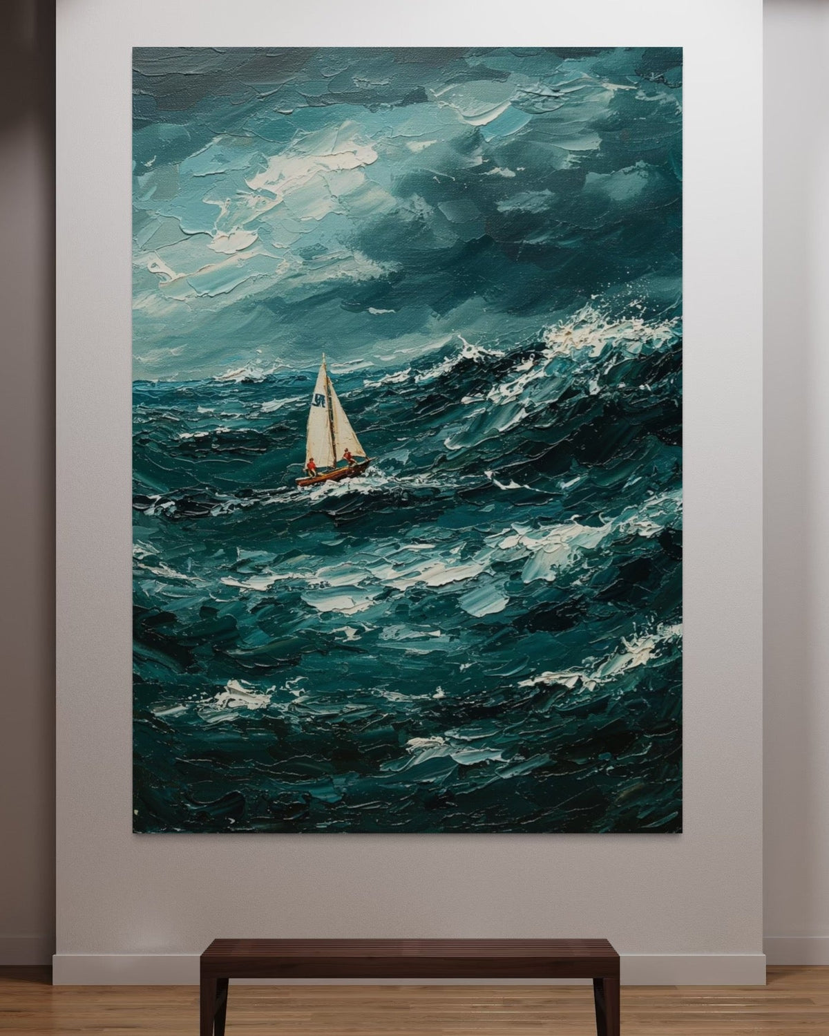 The Ocean’s Fury - Hand Painting