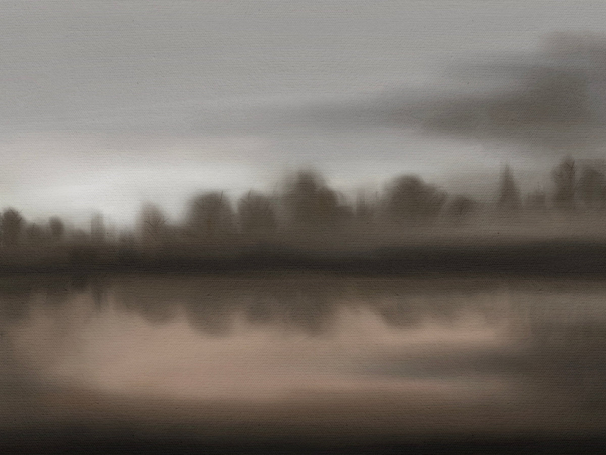 The Silent Forest - Hand Painting