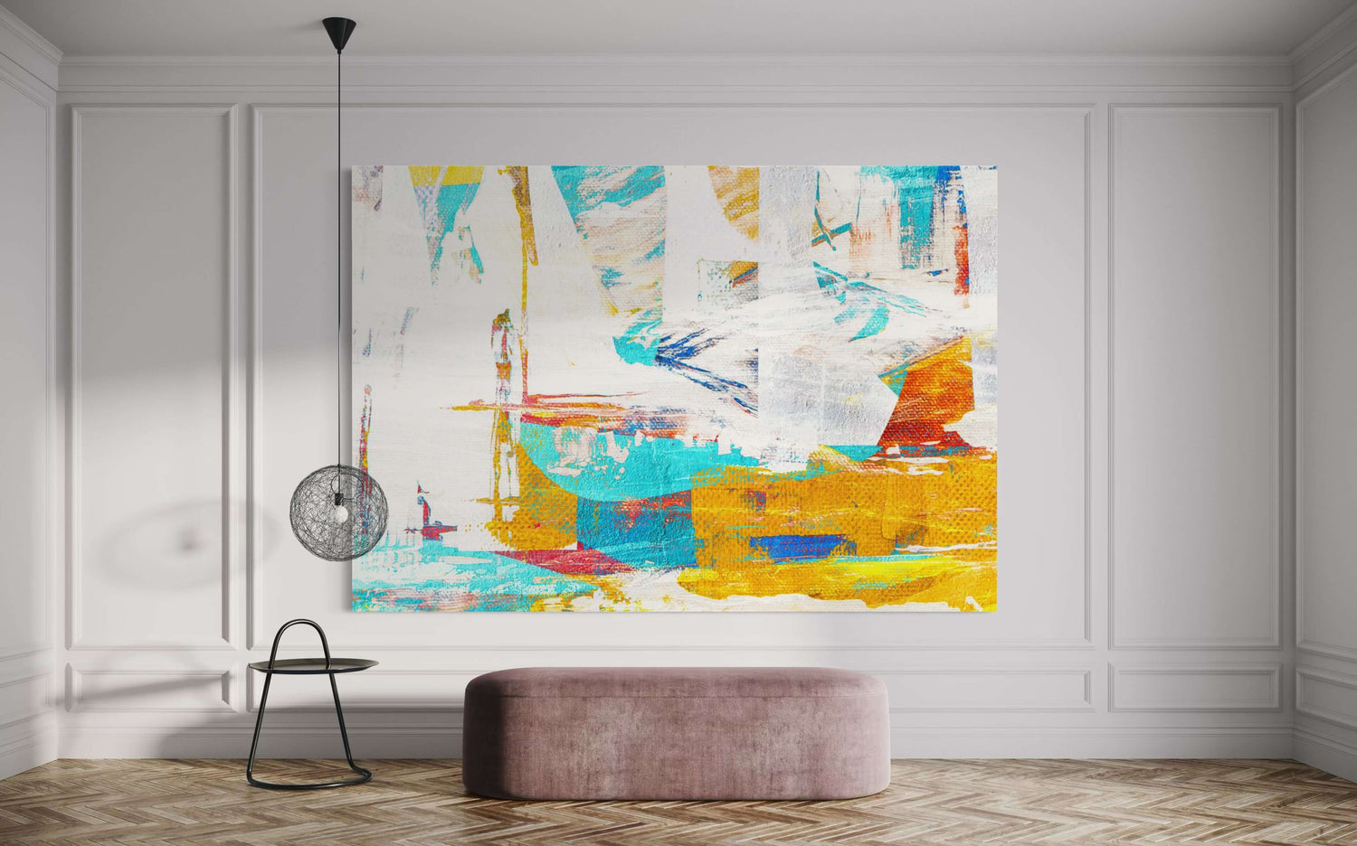 Ticket III Art Mural pour Escalier