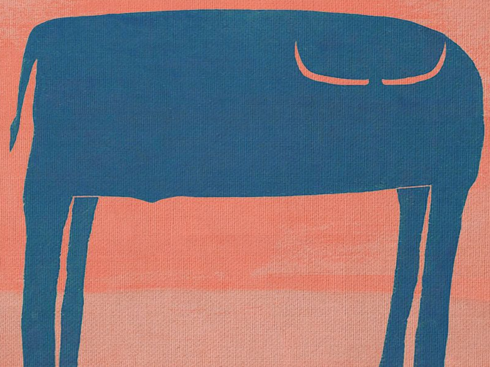 Toro Azul Pink Wall Art