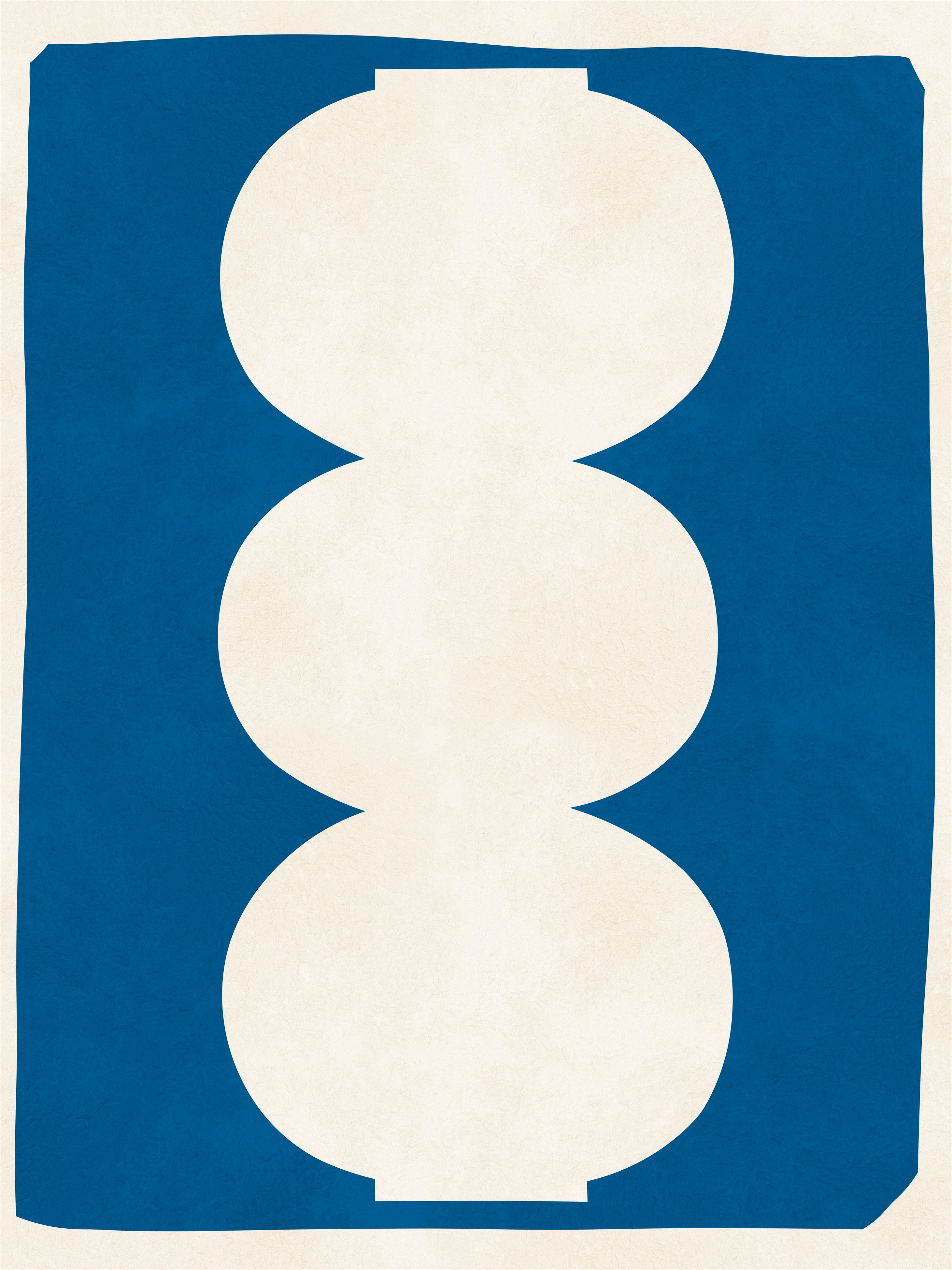 Vase on Blue Background 1