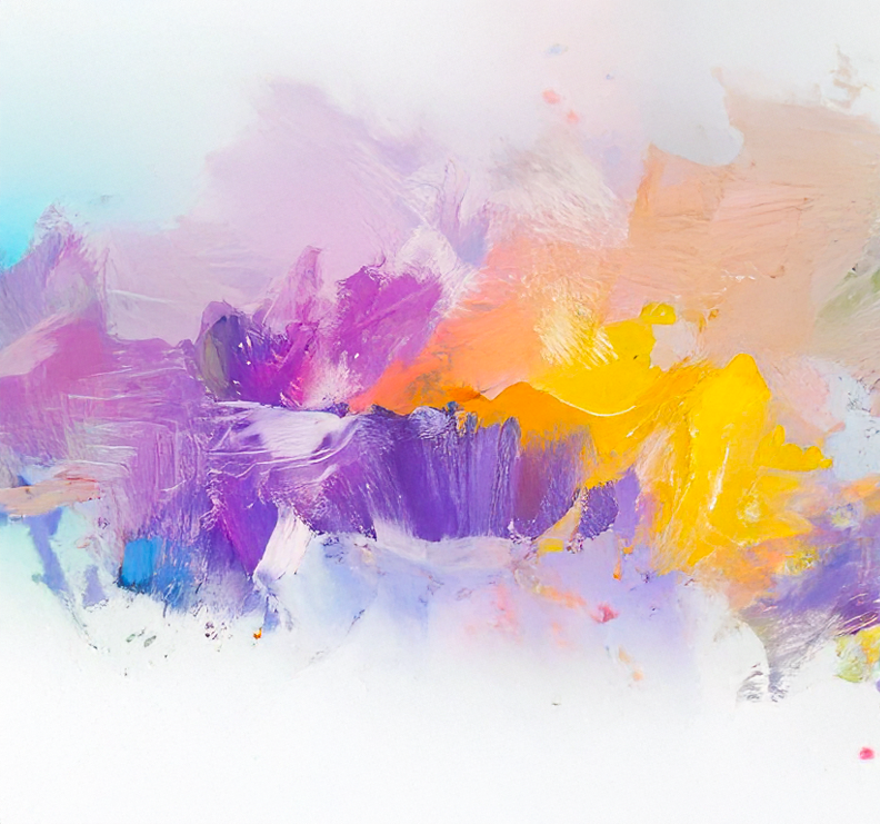 Violet and Ochre Reverie