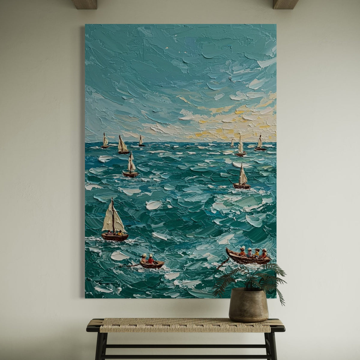 Voyage of Light - Hand Painting