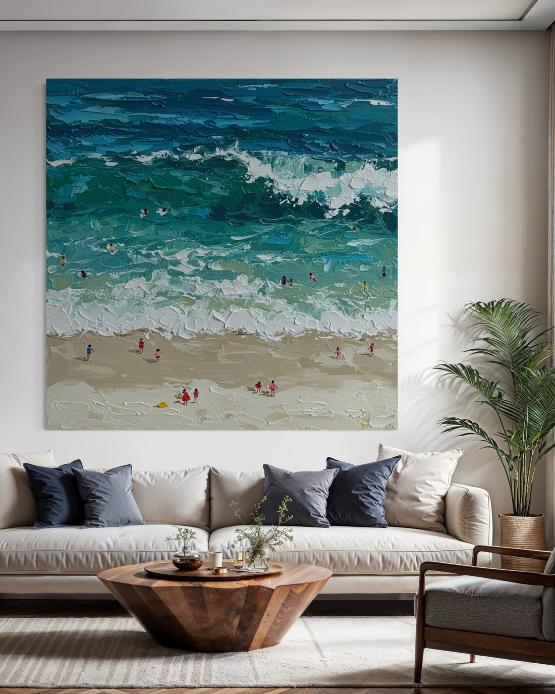 Waves of Summer - Hand Painting