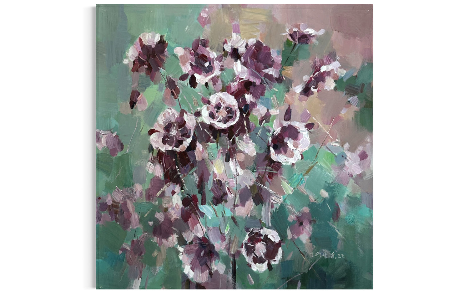 Whispers in Purple Lounge Wall Art