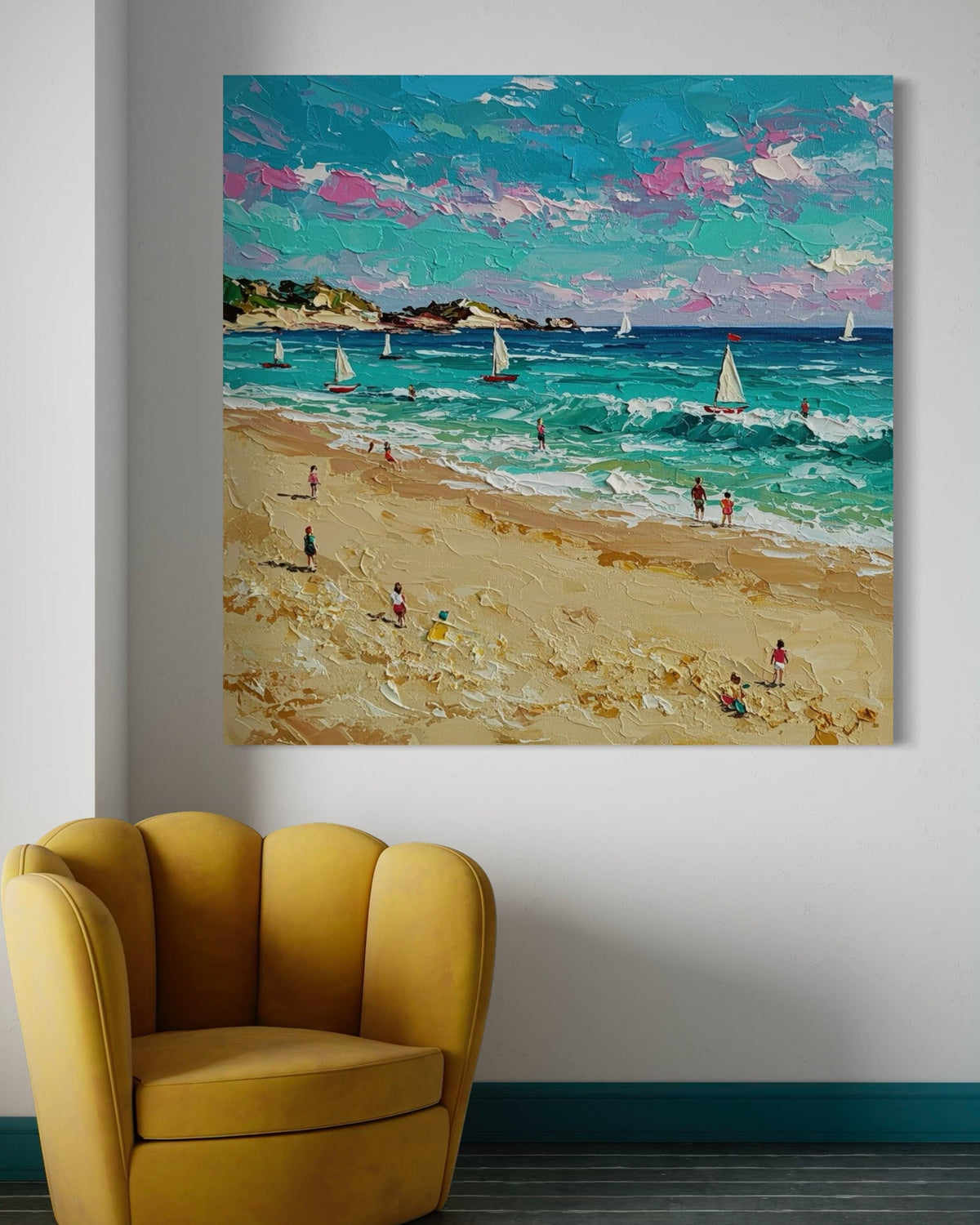 Whispers of the Ocean - Hand Painting