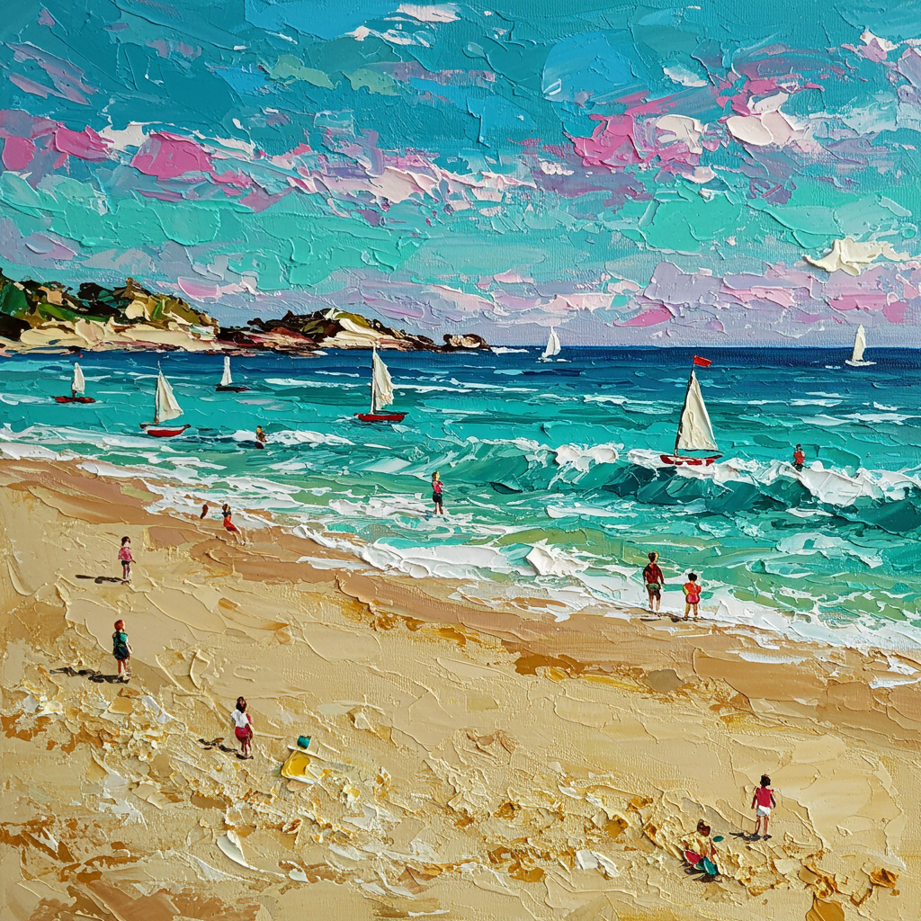 Whispers of the Ocean - Hand Painting